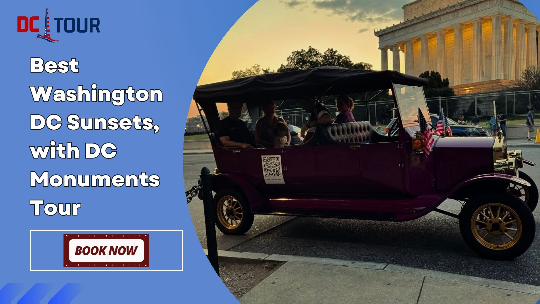Witness The Golden Hour With The Best Washington DC Sunsets with DC Monuments